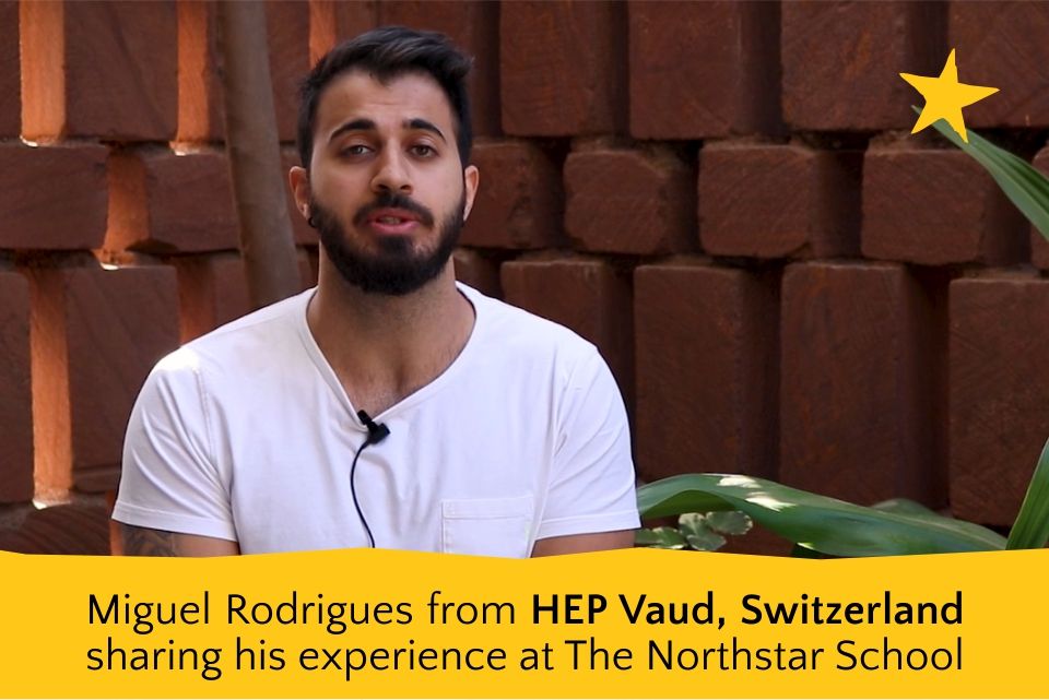 Miguel Rodrigues (HEP Vaud, Switzerland) sharing his experience at The Northstar School